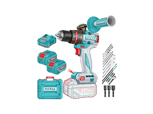 TALADRO PERCUTOR INALAMBRICO 13MM 99NM 42V 2BATS+CARG+ACCS