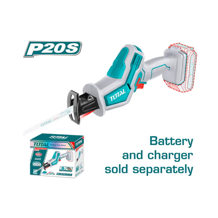 SIERRA SABLE INALAMBRICA 20V 3200RPM S/CARG S/BAT 2