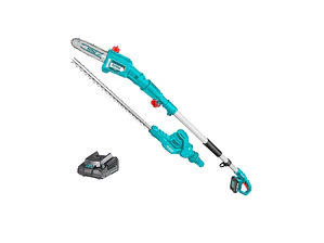 SIERRA + CORTACETOS EXTENDIBLE INALAMBRICA 20V 1B+1C