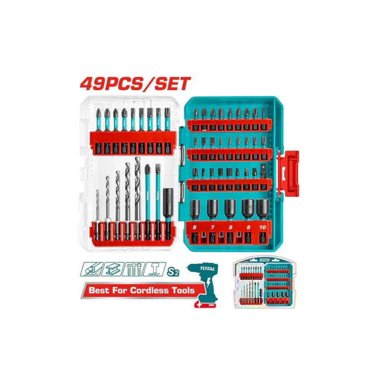 SET PUNTAS DESATORNILLADOR DE IMPACTO 49 PIEZAS 2