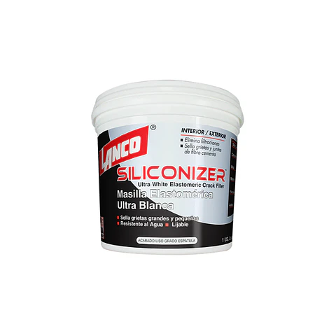 Lanco Masilla Siliconante Elastomérica (Blanco)