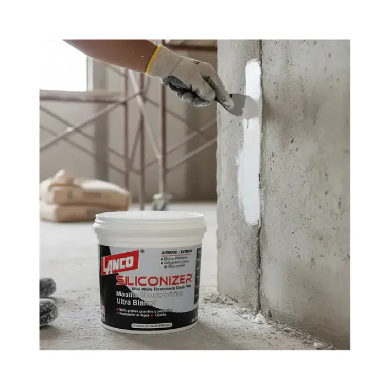 Lanco Masilla Siliconante Elastomérica (Blanco) 5