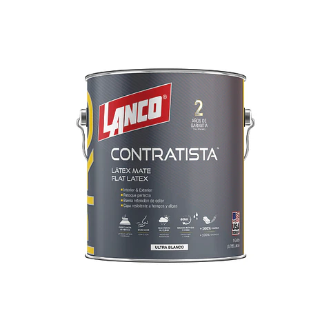 Lanco Látex Pro Contratista Ultra Blanco