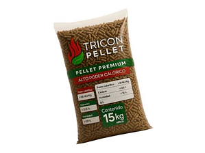 Pellet Bolsa 15 Kg para Estufas | Combustible Eficiente y de Alto Rendimiento