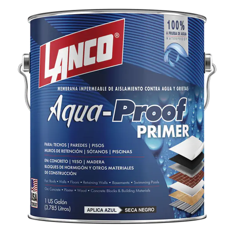 Impermeabilizante Aqua Proof - LANCO - Wall Gris 1GL 1