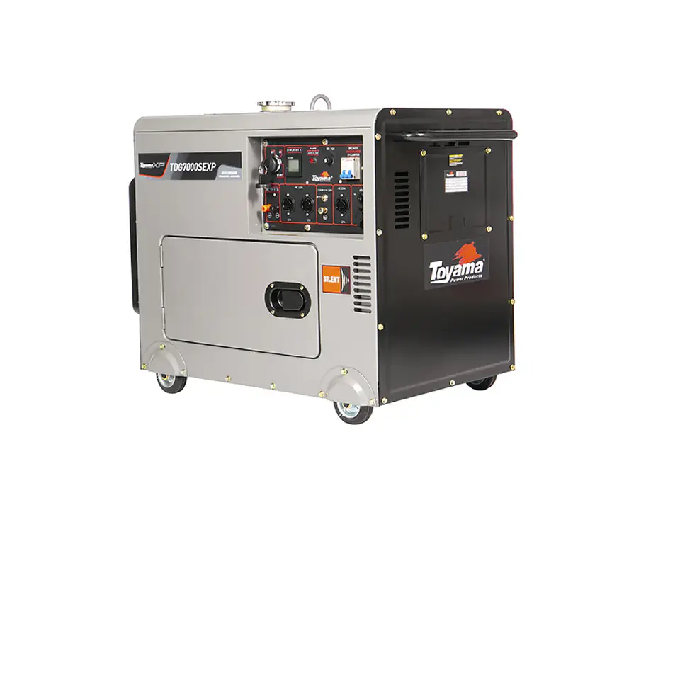 Generador Diésel Toyama TDG7000SEXP | Generador eléctrico potente para respaldo e industria 1