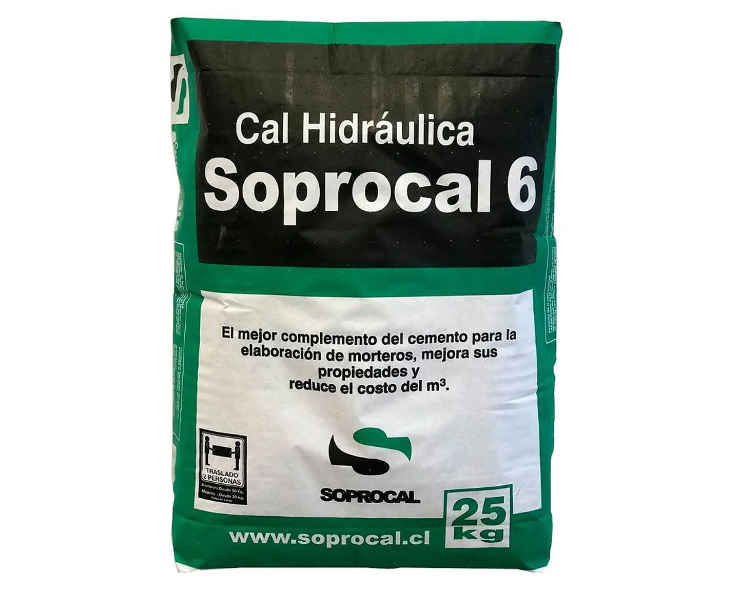Cal hidraúlica 25 kilos Soprocal 6 1