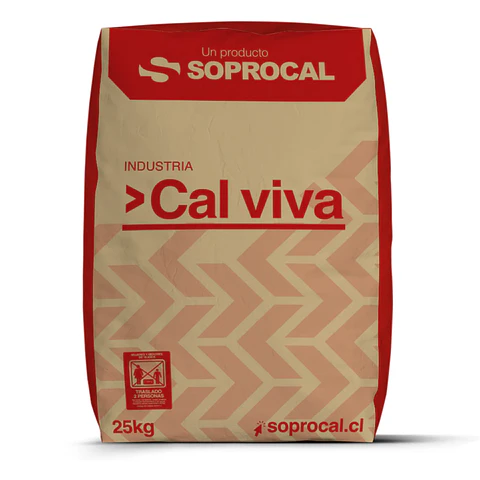 Cal Viva Molida en saco de 25 kgs - SOLO REGION METROPOLITANA