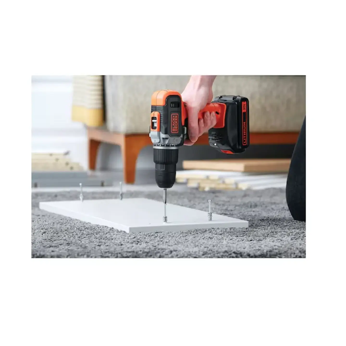 Taladro Percutor Black & Decker 20v inalámbrico 3