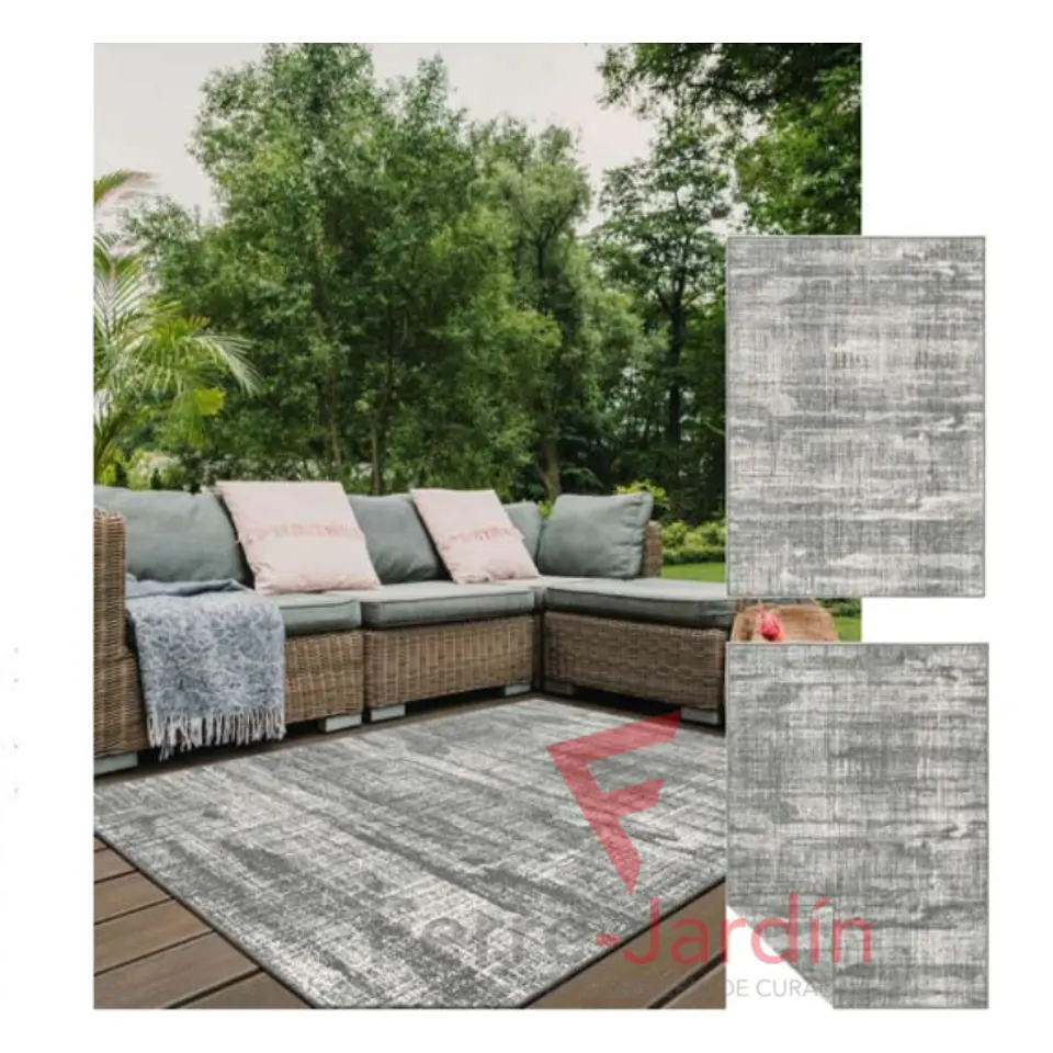 Alfombra Reversible 160x230 cm Resistente al Agua - Jaspe 1
