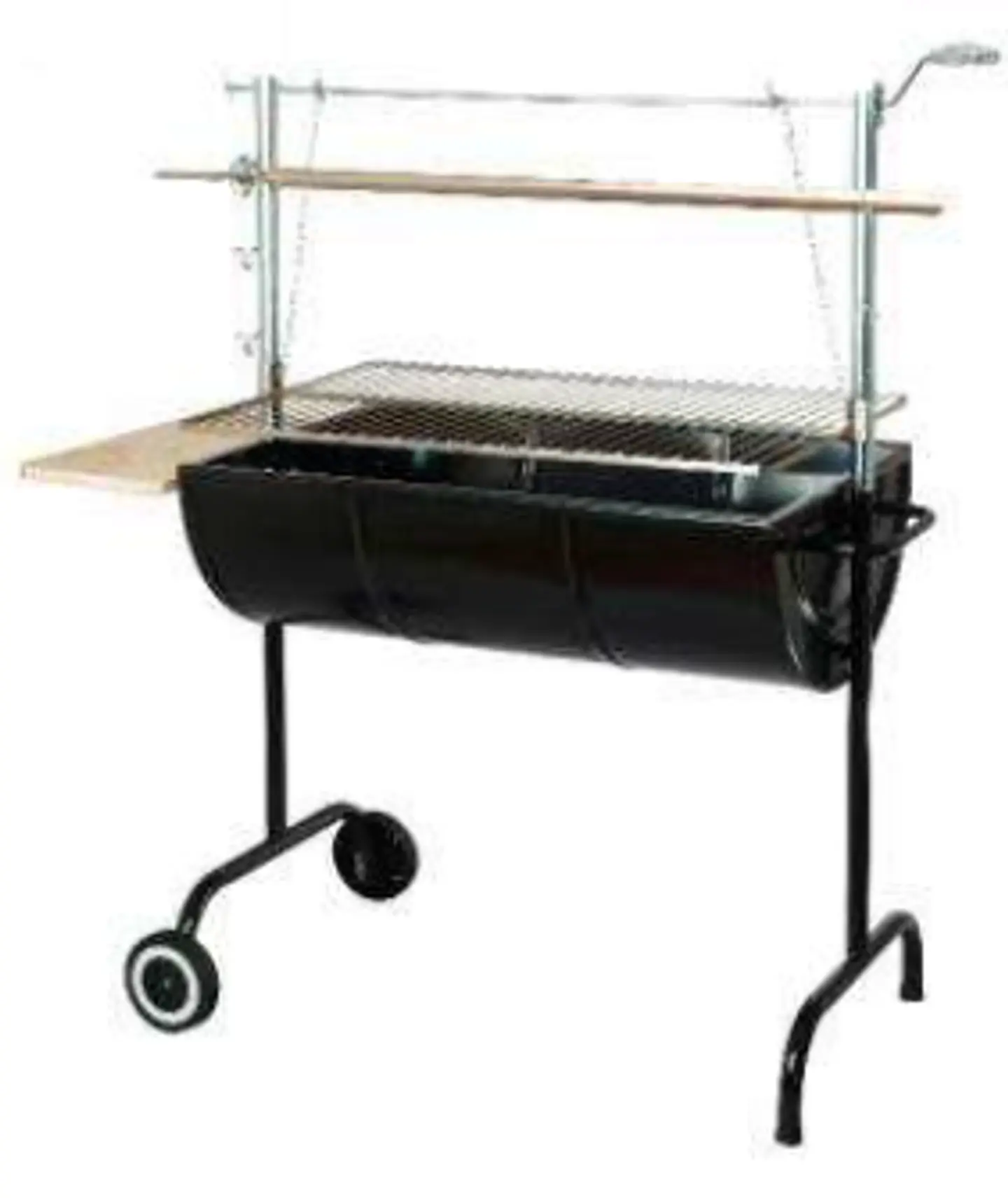 Parrilla Gran Fogón Grilltech Lioi  – Parrilla a Carbón 2 en 1 con Roldana y Espie 1
