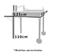 Parrilla Magallánica Rectangular 2 en 1 Grilltech  - Miniatura 3