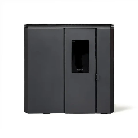 Calefactor Bosca a Pellet FIT 9 Charcoal | Diseño slim, alto rendimiento y bajo consumo