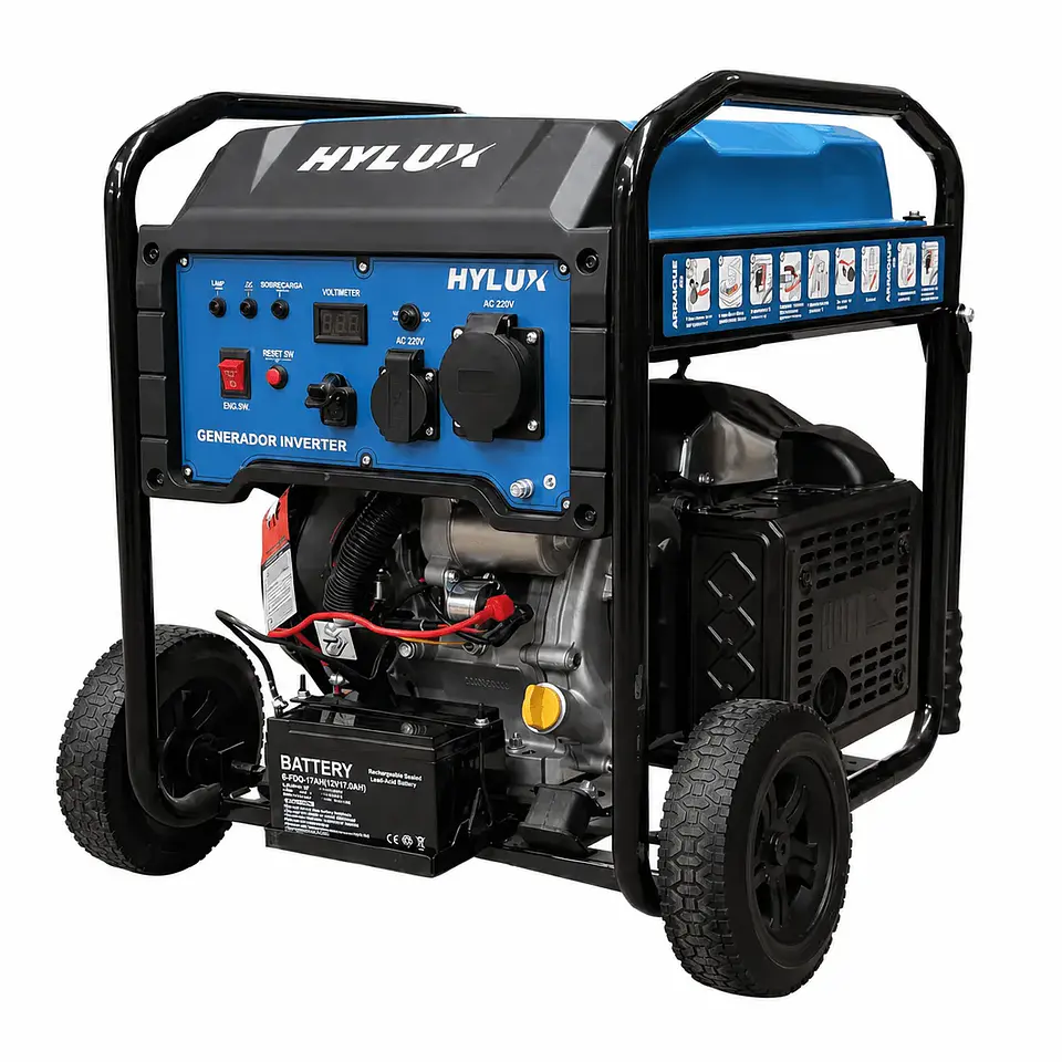 GENERADOR HYLUX EGG80IE 6 KVA INVERTER GASOLINA 1