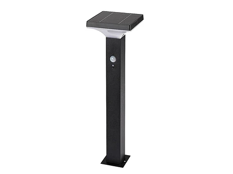 Aplique Solar Tipo Pedestal 3000K -Negro Vkb