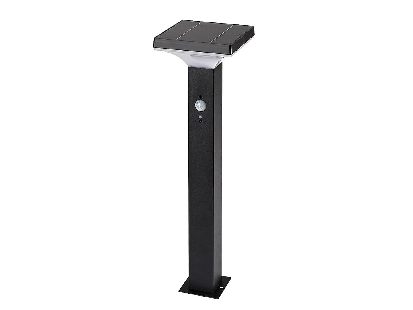 Aplique Solar Tipo Pedestal 3000K -Negro Vkb 2