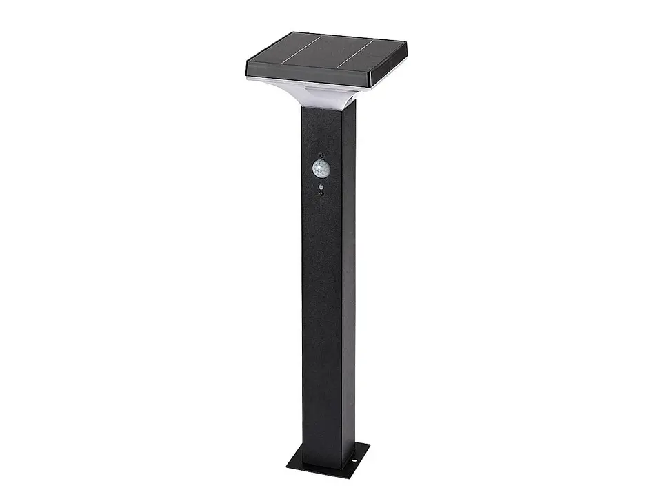 Aplique Solar Tipo Pedestal 3000K -Negro Vkb 2