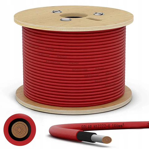 Cable Solar 6Mm Rojo mt
