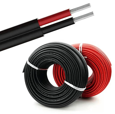Cable Solar Bicolor Rojo Y Negro