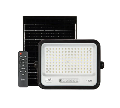 Foco Solar Negro 150W - Logic