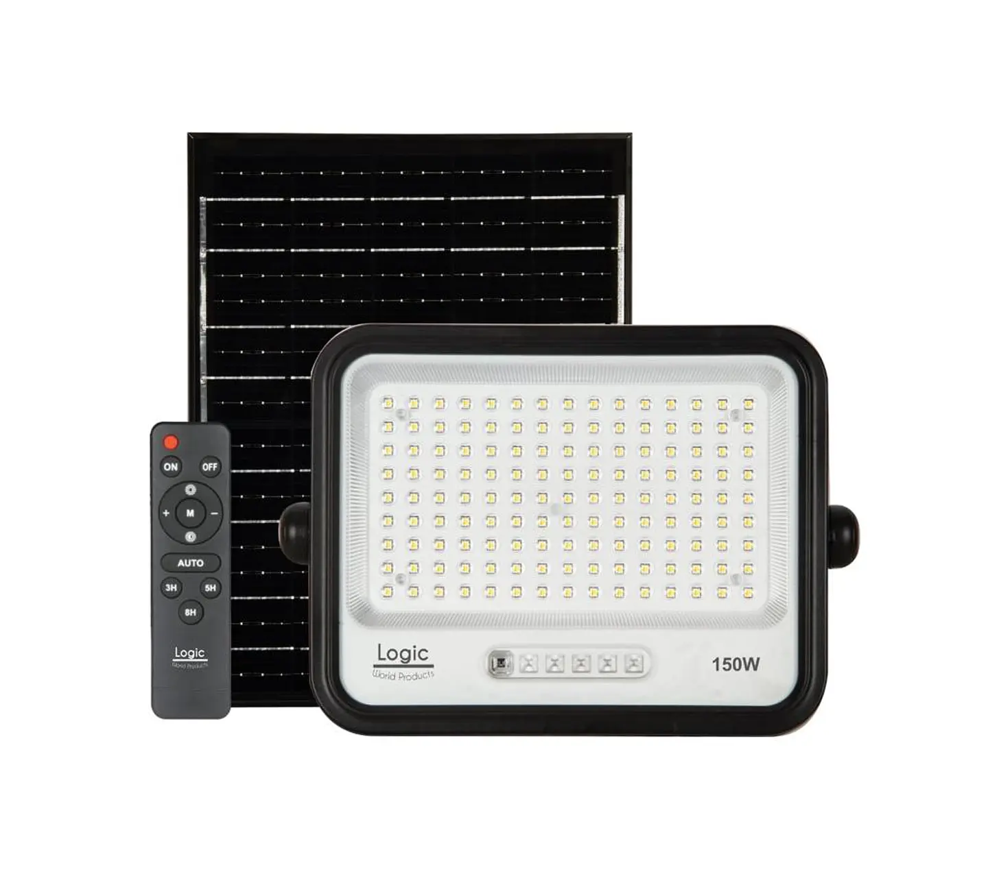 Foco Solar Negro 150W - Logic 1