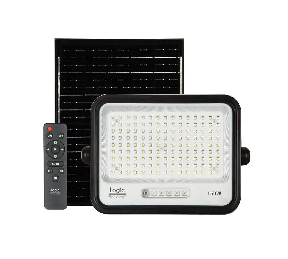 Foco Solar Negro 150W - Logic 1