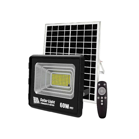 Foco Solar Negro 60W-Logic