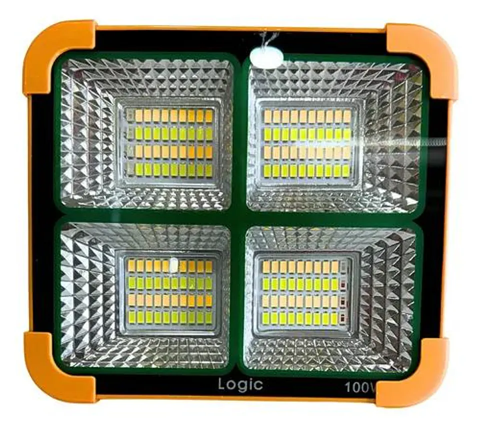 Foco Solar Portatil Multifuncion 100W- Logic 1