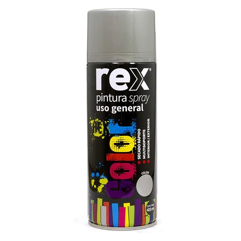 Rex Pintura En Spray- Aluminio