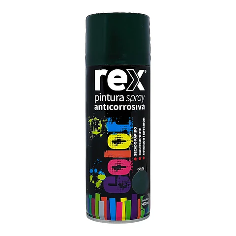 Rex Pintura Spray Uso Anticorrosiva(Verde)