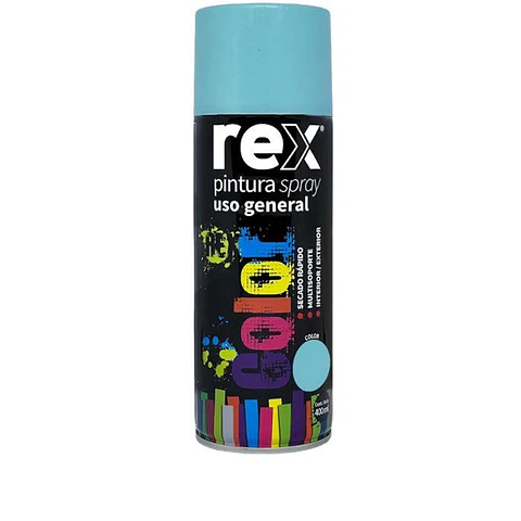 Rex Pintura Spray Uso General Color (Celeste)