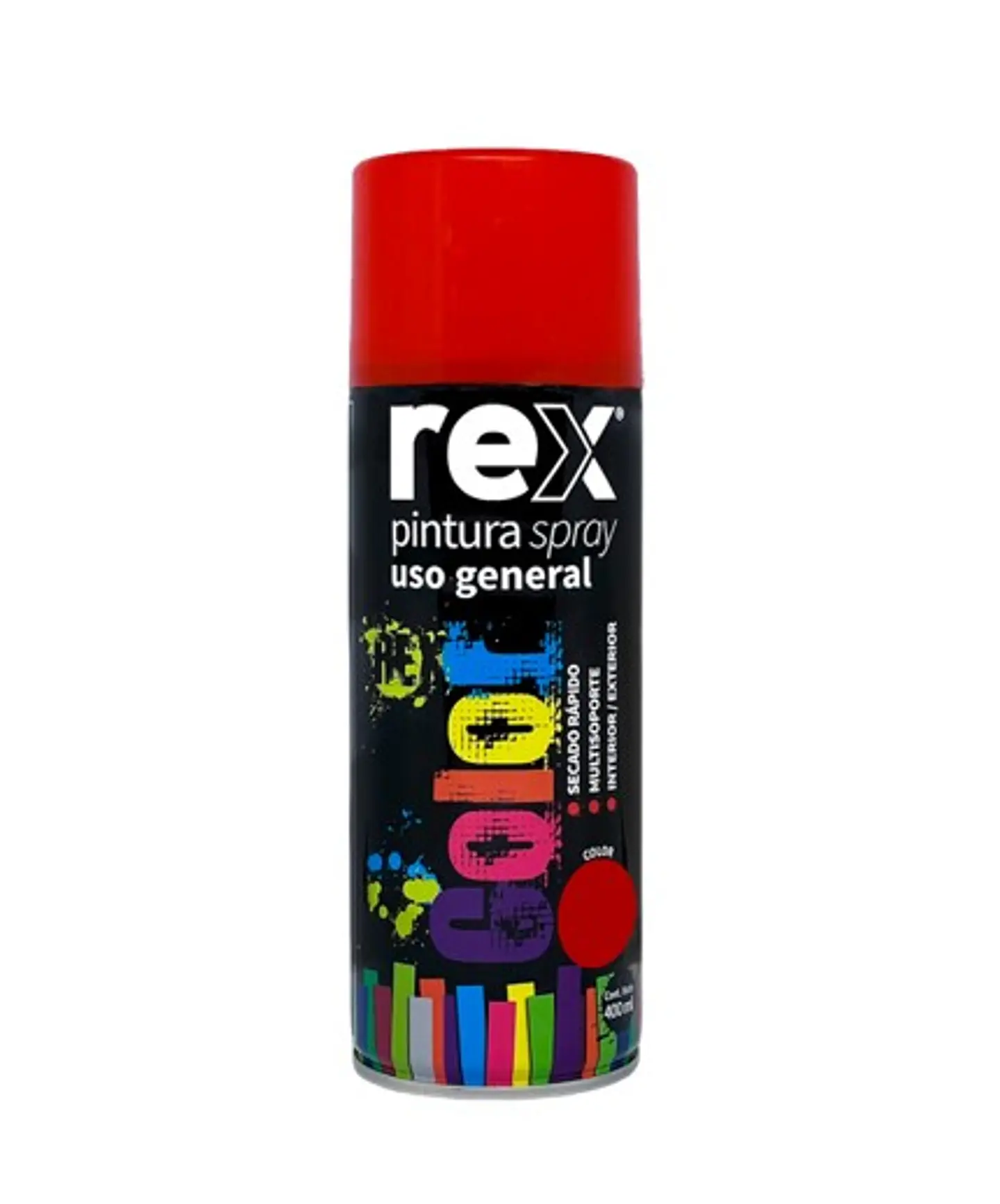 Rex Pintura Spray Uso General Color (Rojo) 1