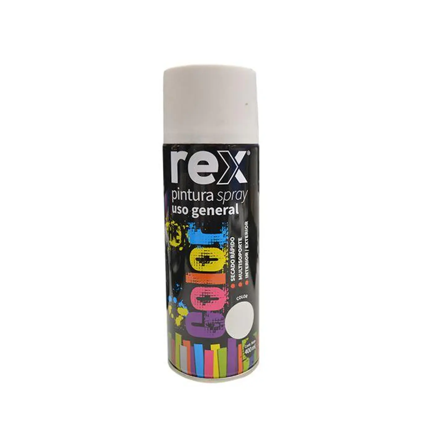 Rex Pintura Spray Uso General Color(Blanco Mate) 1