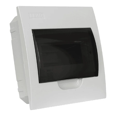 Tablero Embutido 8P Tapa Humo Lh - Lexo