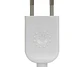 Enchufe Volante Macho Blanco 2P 10A- Lexo - Miniatura 1