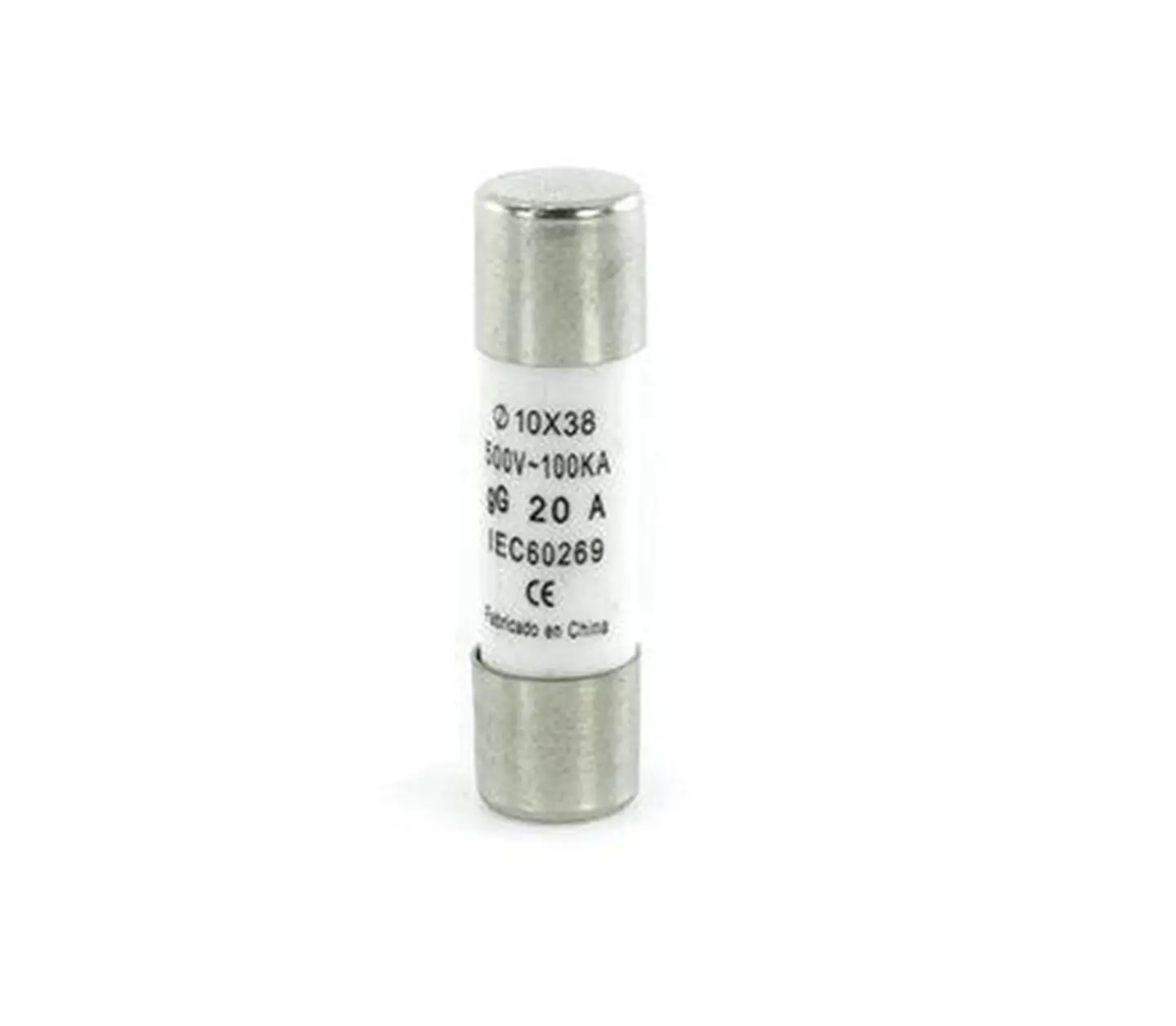 Fusible Cilíndrico 10X38Mm., 20A 1