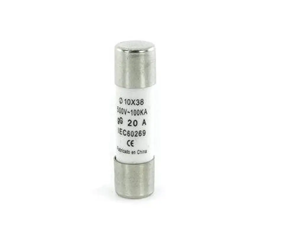 Fusible Cilíndrico 10X38Mm., 20A 1
