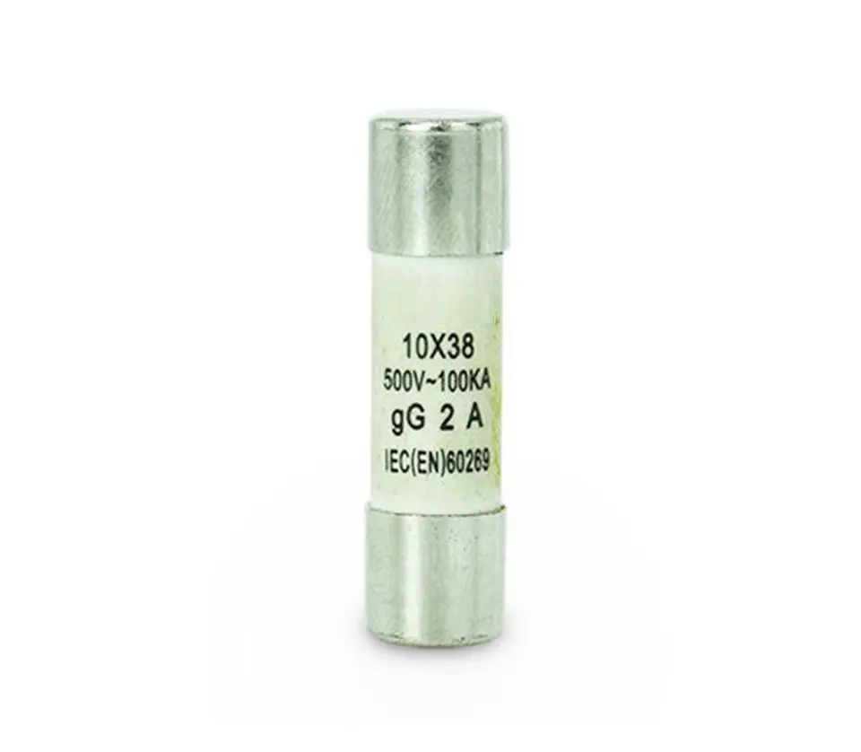 Fusible Cilíndrico 10X38Mm., 2A 1