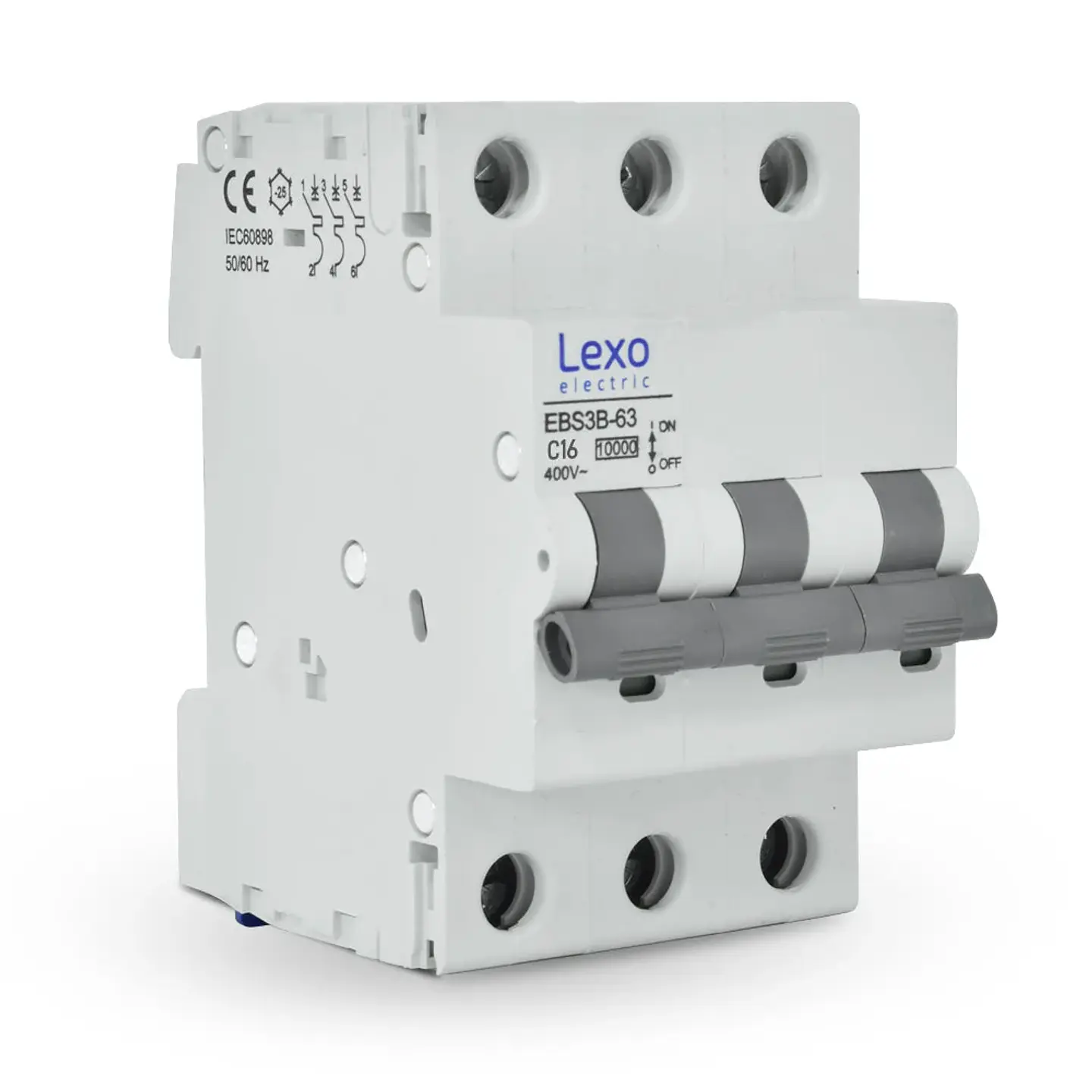 Int. Automatico 3X16A C 10Ka - Lexo 1