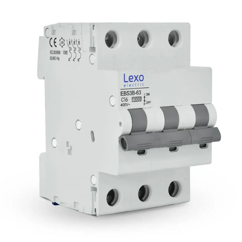 Int. Automatico 3X16A C 10Ka - Lexo 1