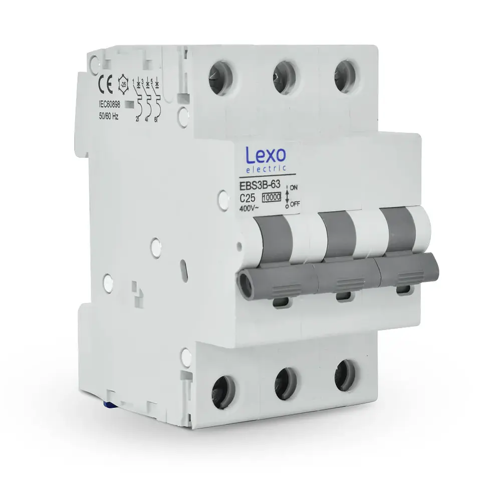 Int. Automatico 3X25A C 10Ka - Lexo 1