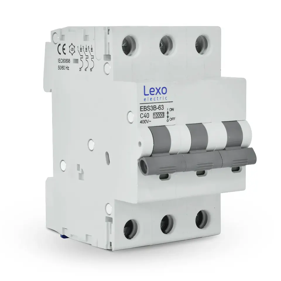 Int. Automatico 3X40A C 10Ka - Lexo 1