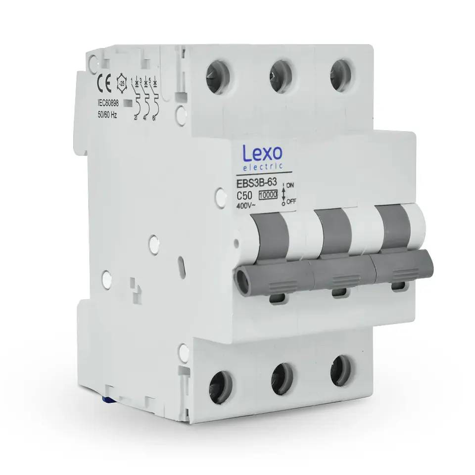 Int. Automatico 3X50A C 10Ka - Lexo 1