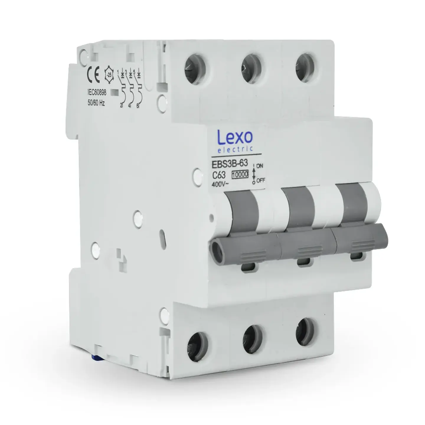 Int. Automatico 3X63A C 10Ka - Lexo 1
