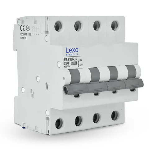 Int. Automatico 4X20A C 10Ka - Lexo