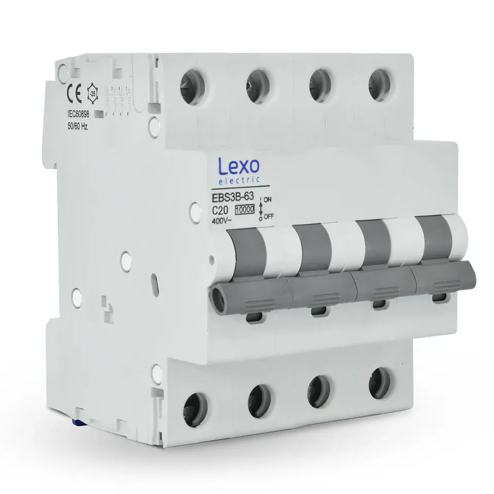 Int. Automatico 4X20A C 10Ka - Lexo 1
