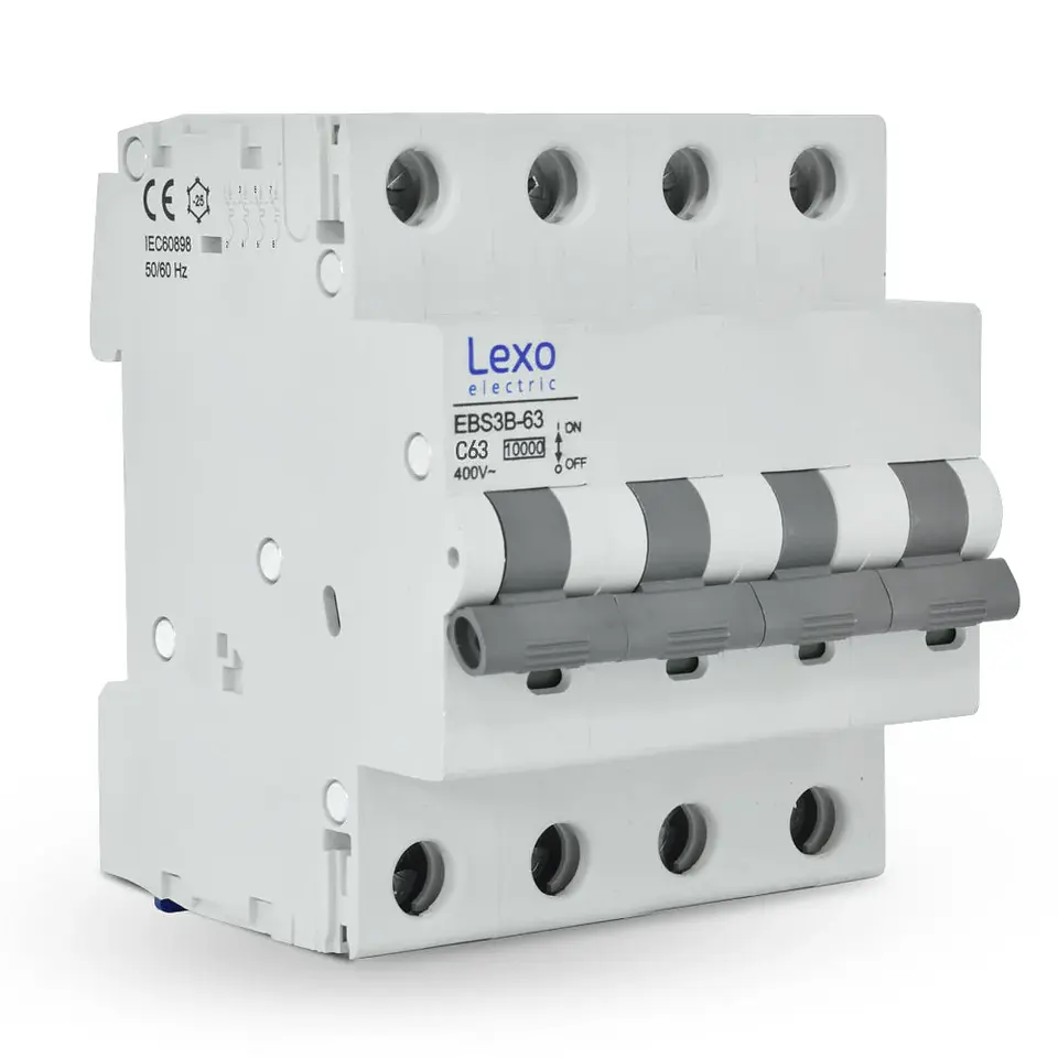 Int. Automatico 4X63A C 10Ka - Lexo 1