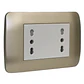 Toma De Corriente Duplex 10/16A Beige -Titanio - Miniatura 2
