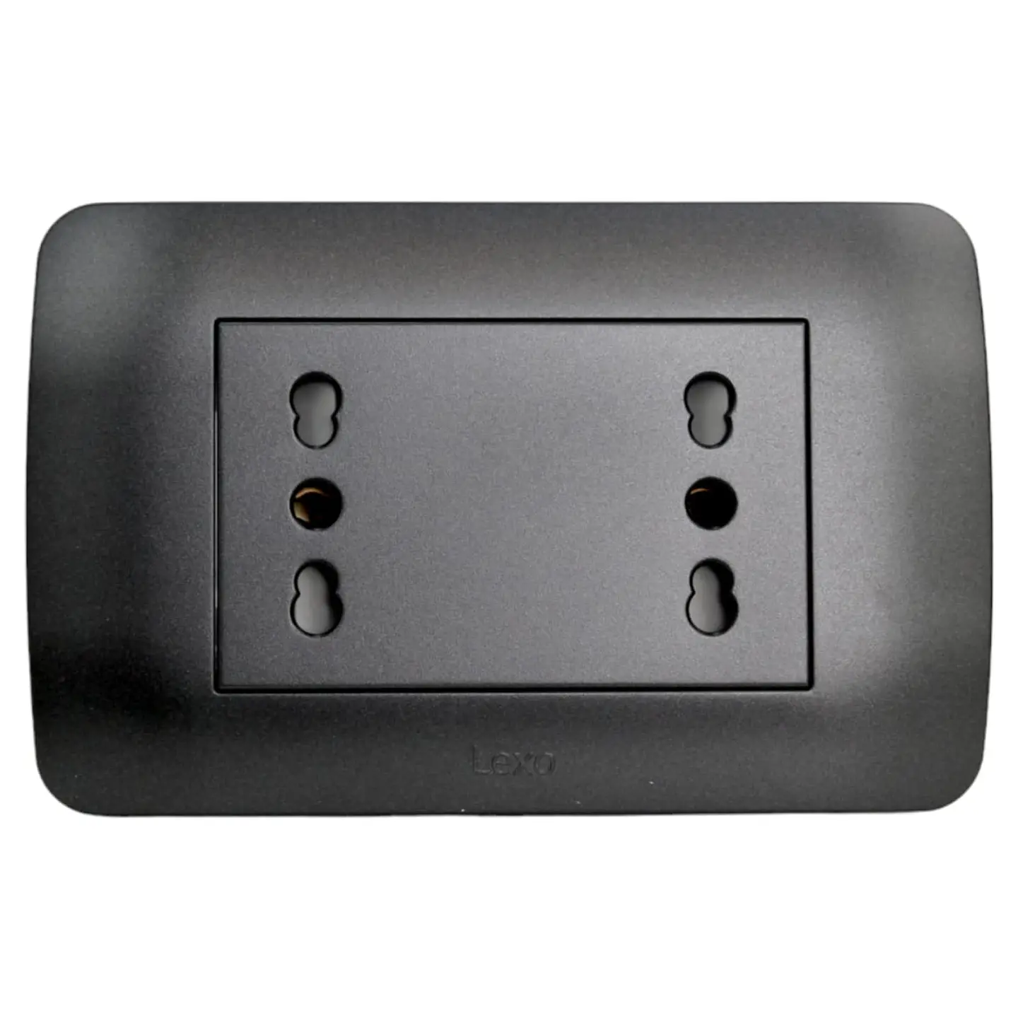 Toma De Corriente Duplex 10/16A 250V Grafito 1