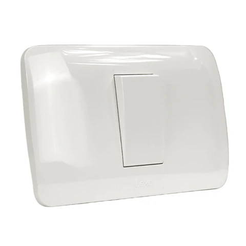 Interruptor Simple 9/12 10A 250V Blanco Armado